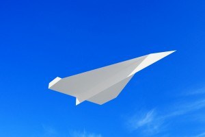 paper airplane