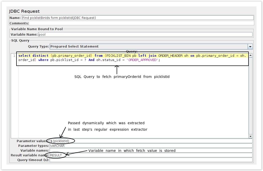 JDBC Request