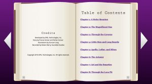 Table of Contents for Merscythe, an accessible learning platform