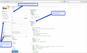 Apache Solr Enterprise Search Platform Admin Console Query Page