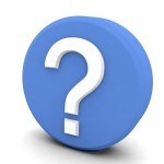 blue question mark
