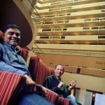 HotWax Systems' Anil Patel (COO) and Jacopo Cappellato (CTO) at the 2015 ApacheCon