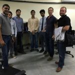HotWax Systems' executive board - Anil Patel (COO), Jacopo Cappellato (CTO) and Mike Bates (CEO) - meet with Indore team
