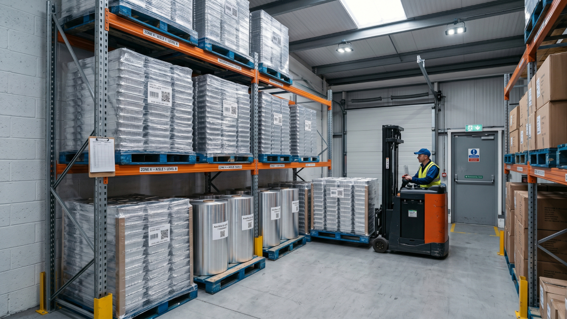 Alluminium food packaging inventory and warehouse management Case Study