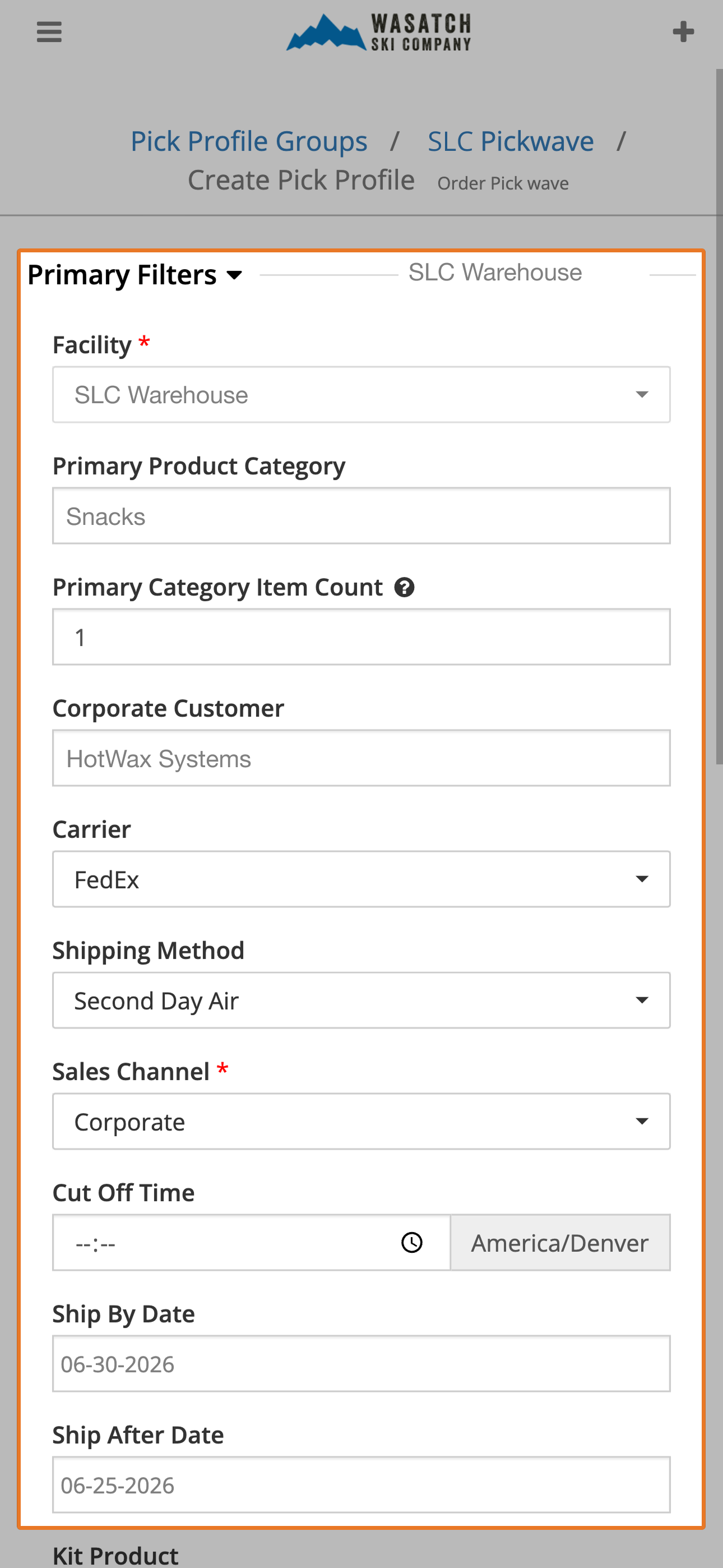 Configure Pick Wave Rules Around Your Fulfillment Strategy