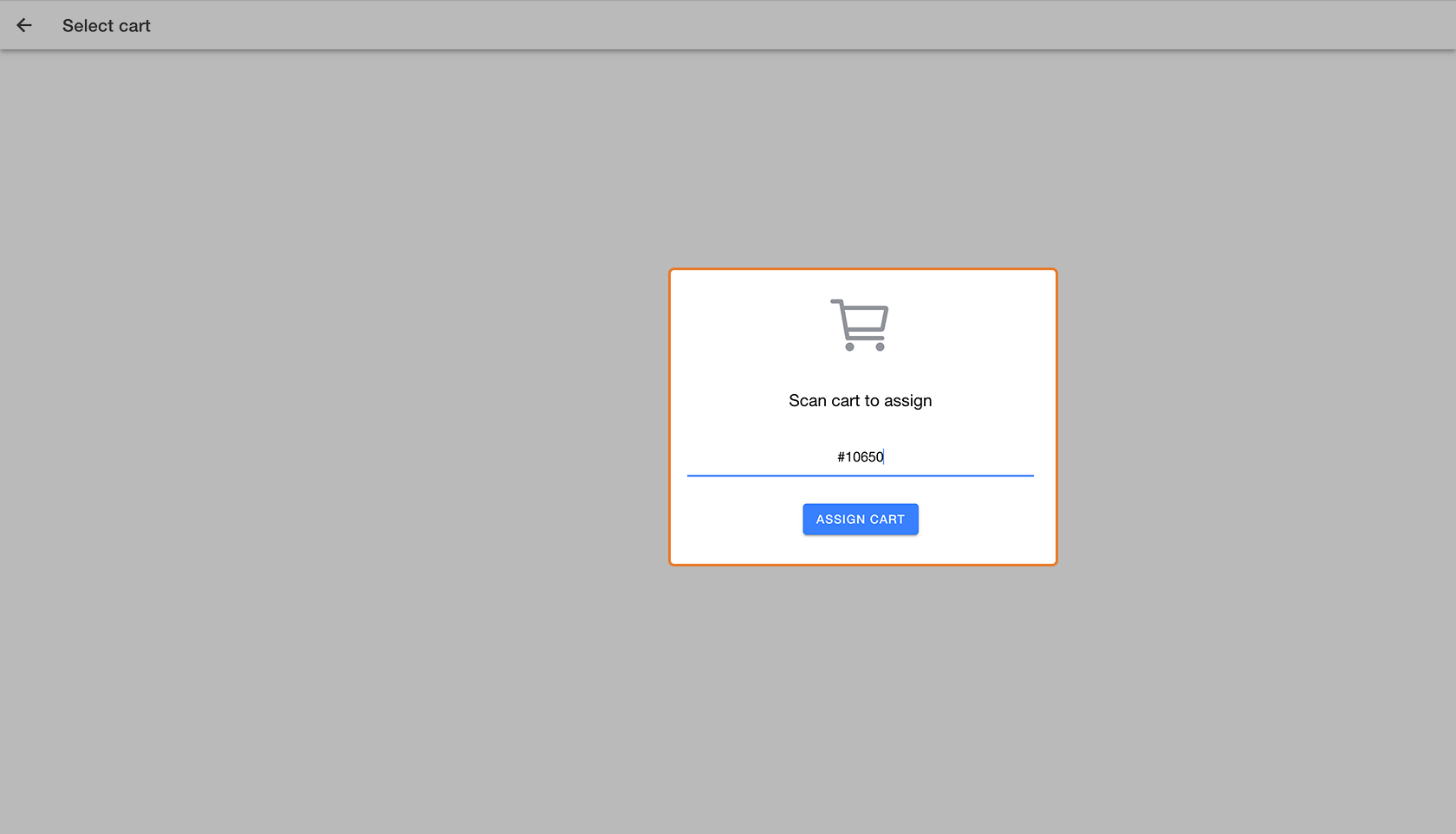 Assign Dedicated Carts to Individual Picklists