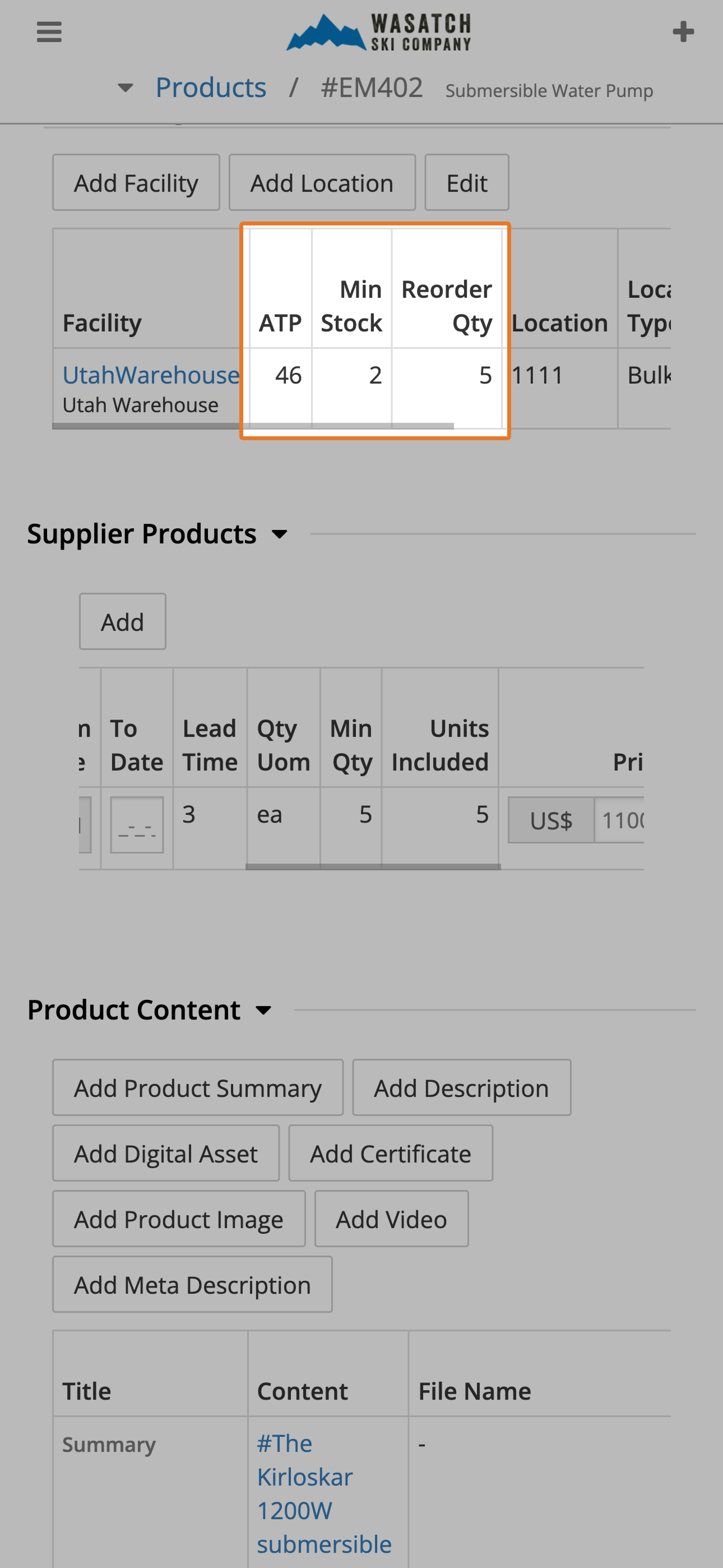 Apply Minimum Stock and Reorder Quantities on Every Replenishment Engine Run