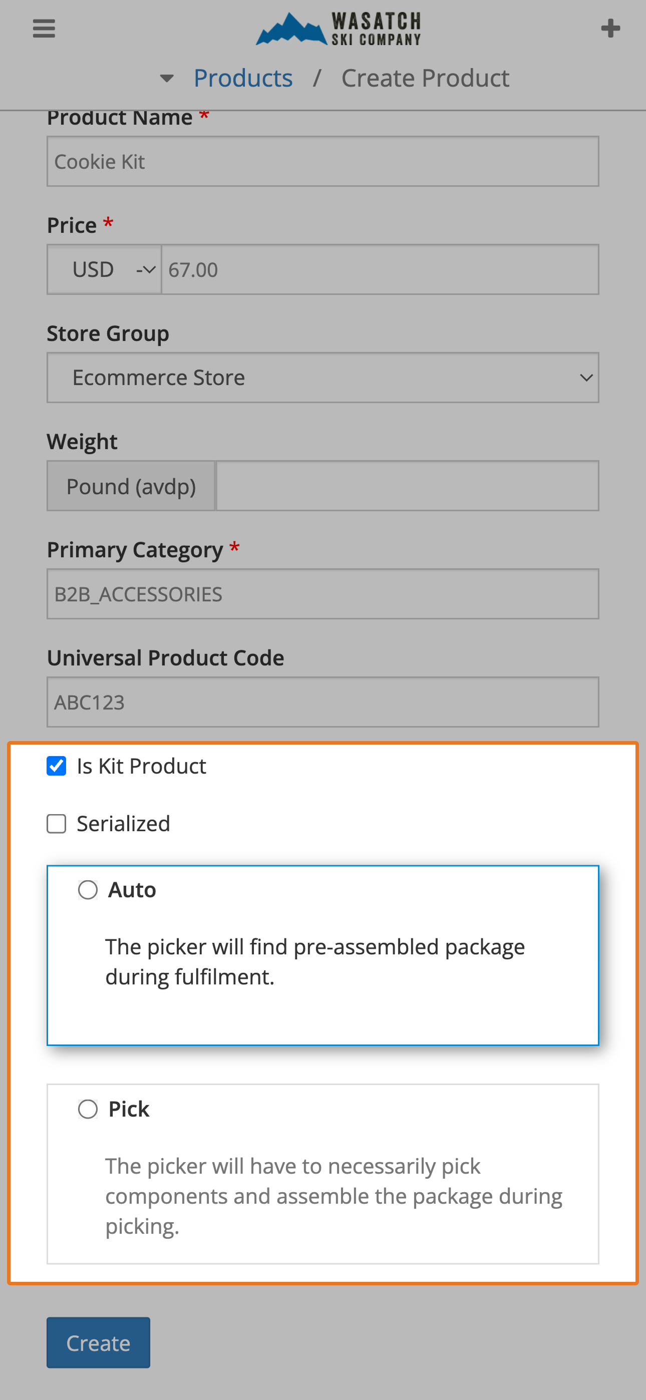 Support Pre-Built and Make-to-Order Kits