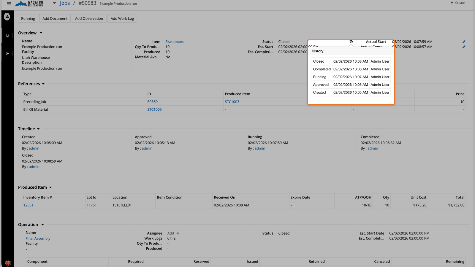 Controlled Production Oversight