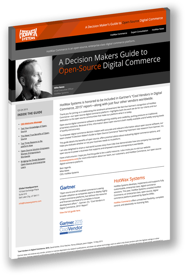 Open-Source Digital Commerce Guide Released Today