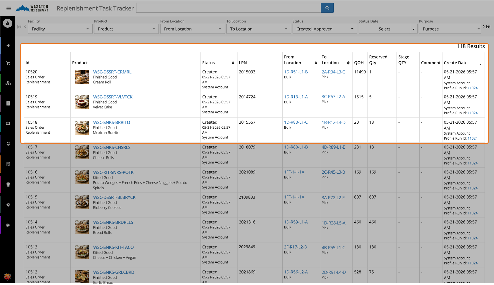 Assign and Track Replenishment Tasks Through Completion