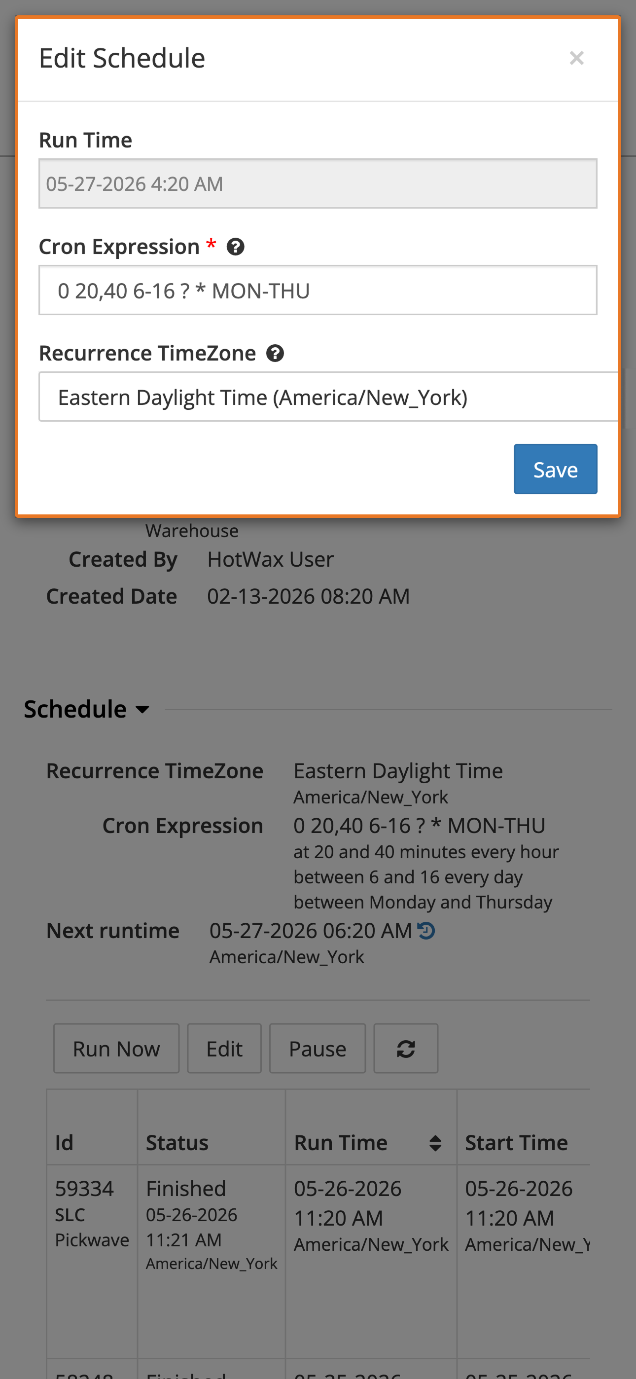 Schedule Pick Waves by Time, Season, and Operational Requirements