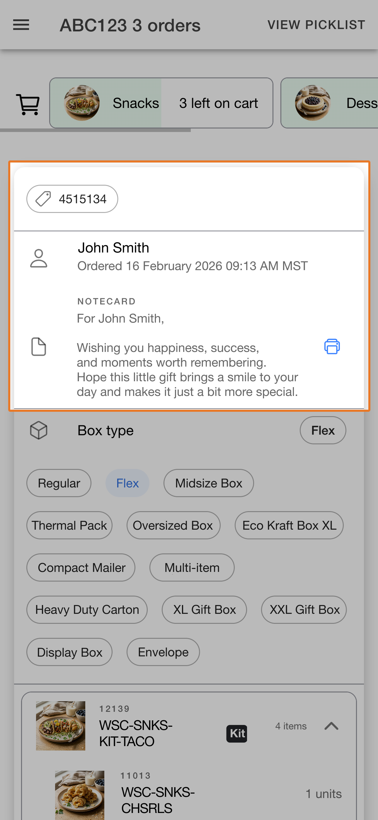 Pack Orders with Complete Item and Kit Visibility