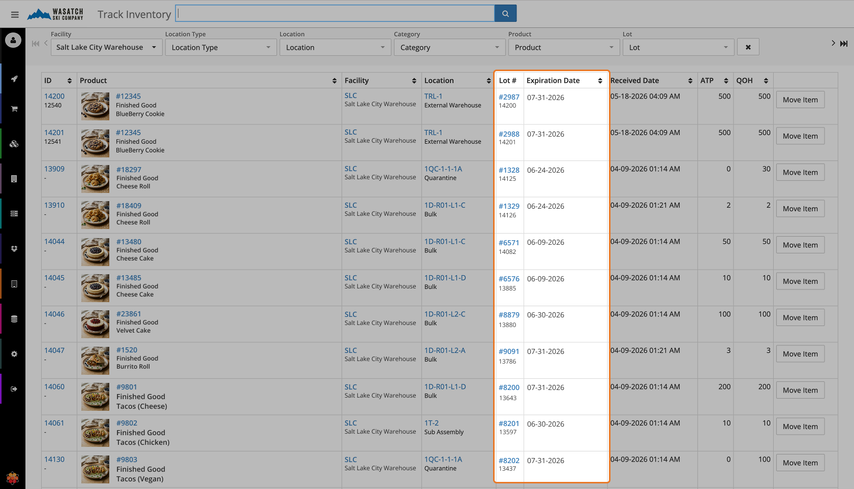 Track Inventory by Lot, Serial Number, and Expiry Date