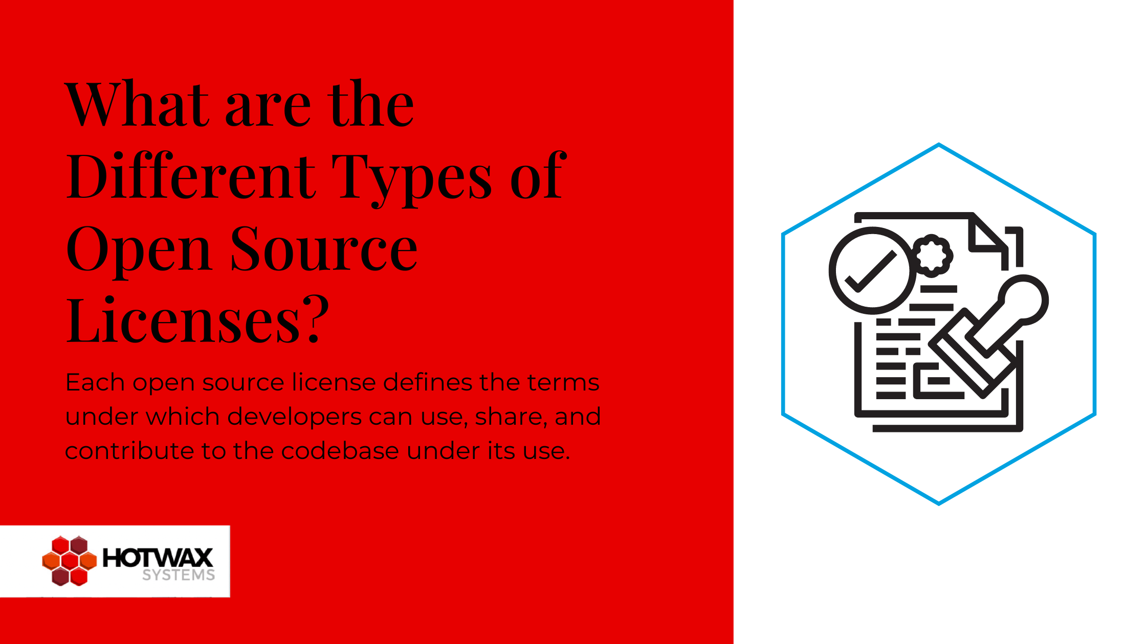 What are the different types of open source licenses?