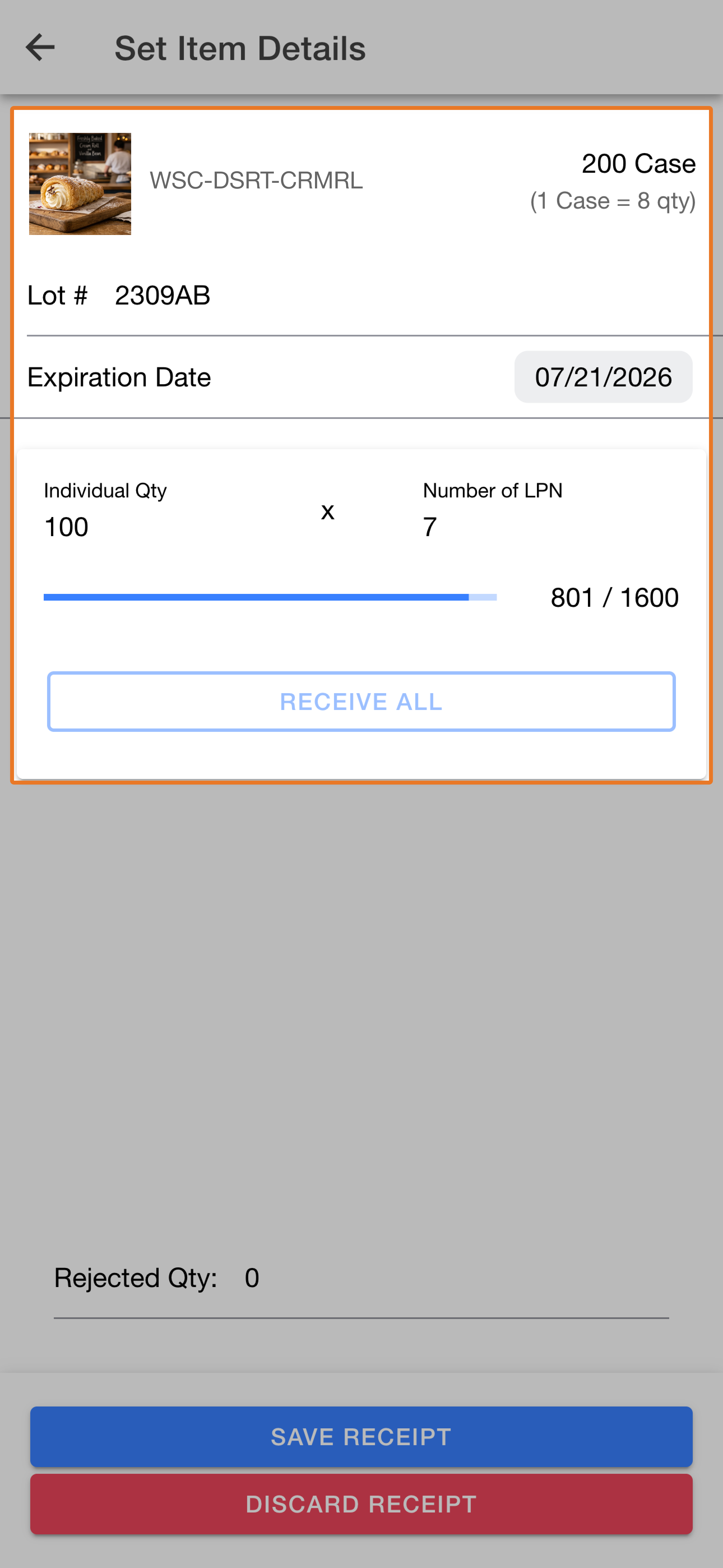 Capture Receipts in the UOMs Used on the Warehouse Floor