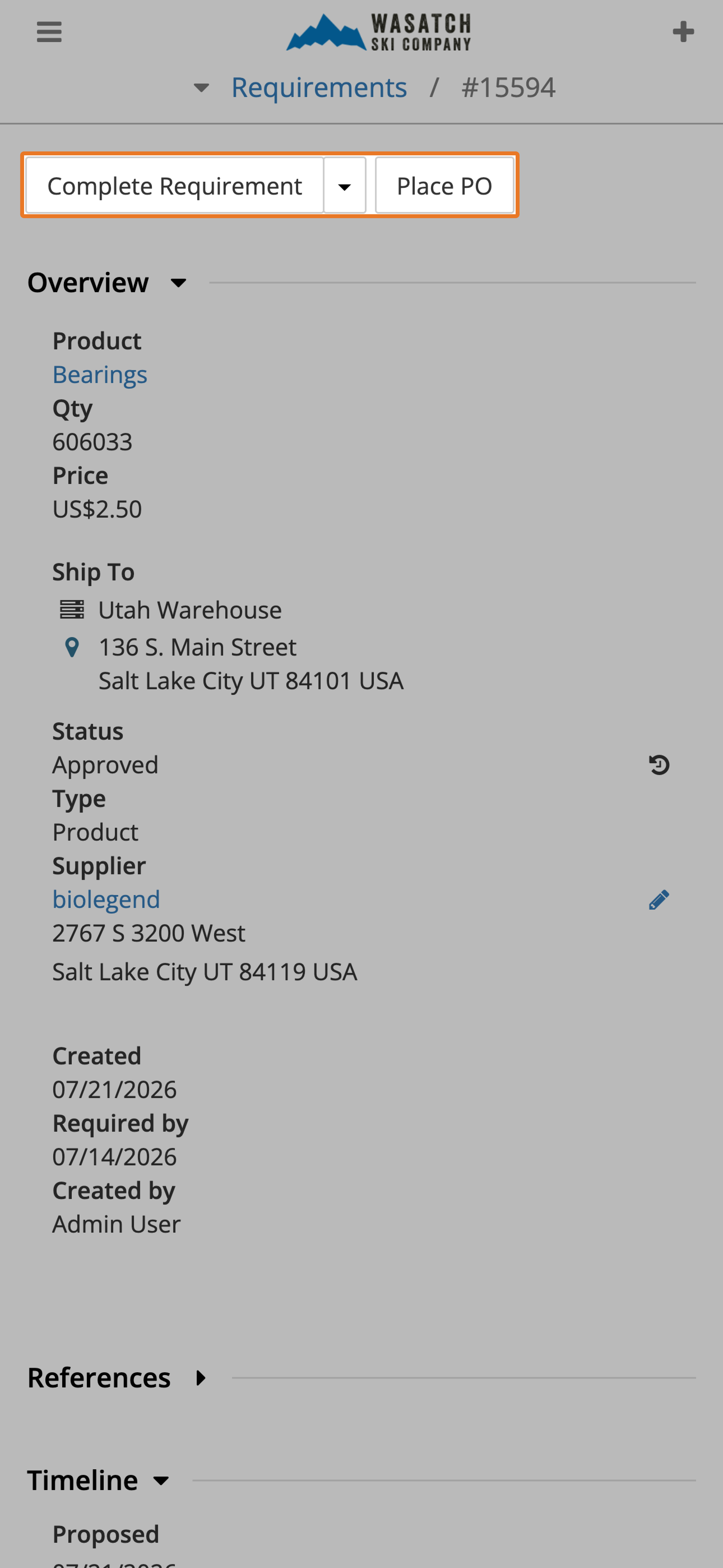 Convert Approved Requirements into Purchase Orders Without Manual Re-Entry