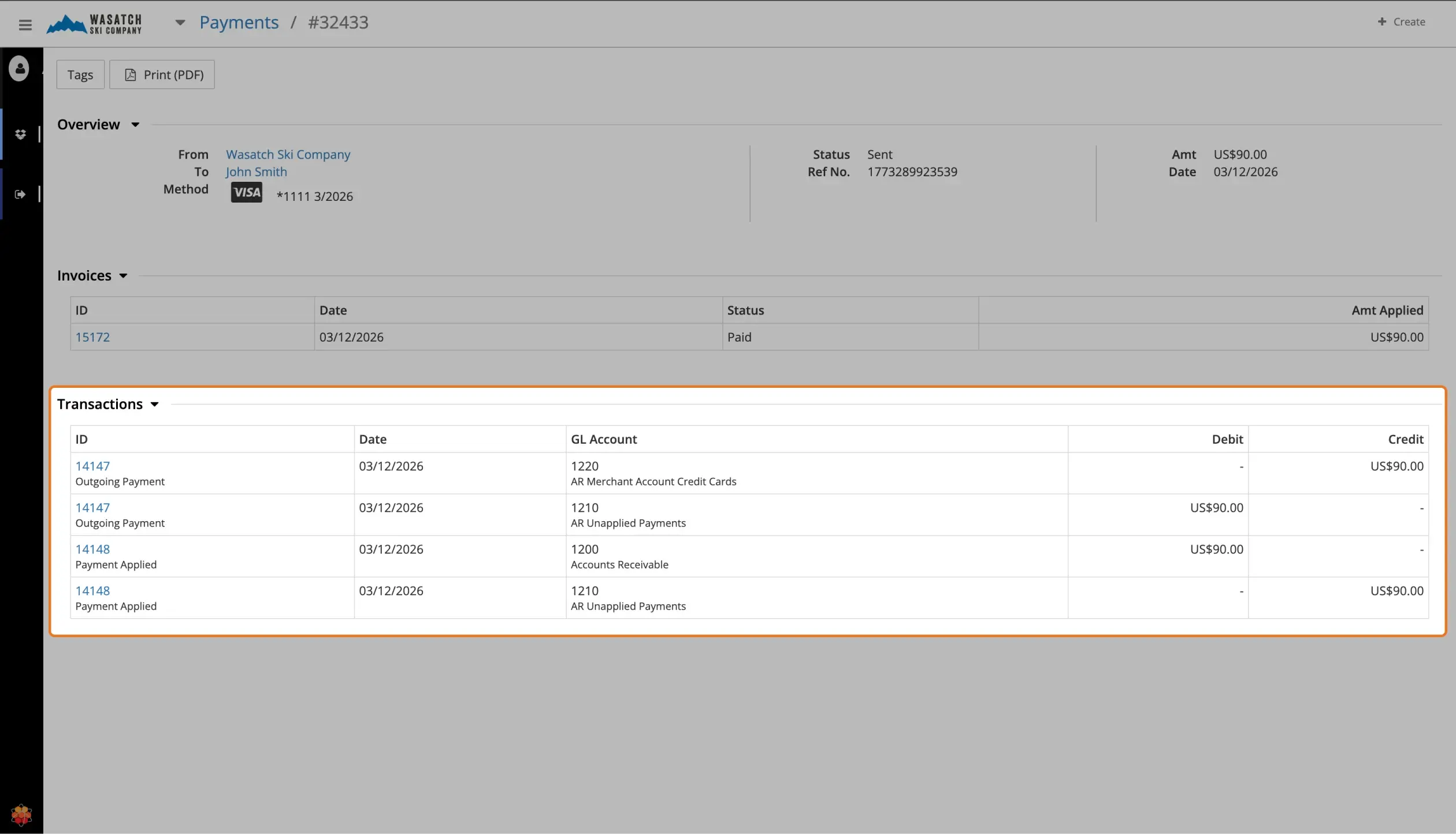 Link Every Payment to Its Source Invoice