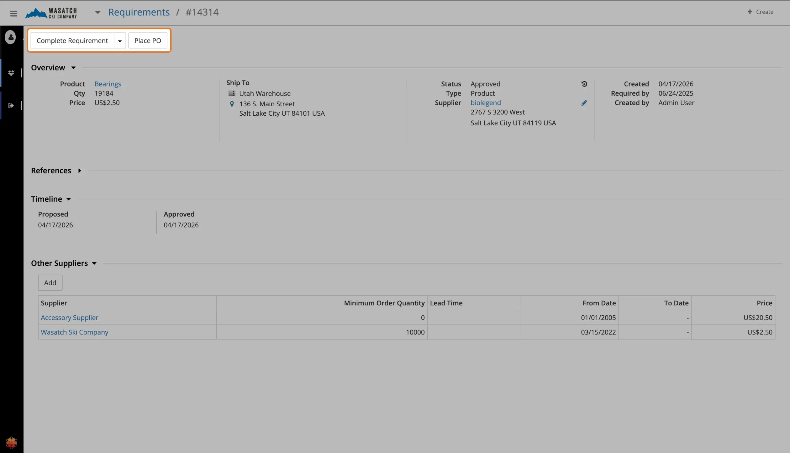 Convert Approved Requirements into Purchase Orders Without Manual Re-Entry